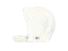 Joha natural helmet with lace merino wool/silk  